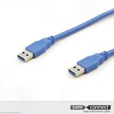 Câble USB A vers USB A 3.0, 1 m, m/m