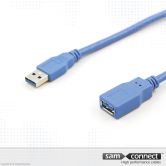 Câble USB A vers USB A 3.0, 1 m, m/f