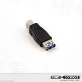 Coupleur USB A vers USB B 3.0, f/m
