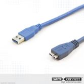 Câble USB A vers Micro USB 3.0, 1 m, m/m