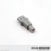 Coupleur USB A vers USB B 2.0, f/m