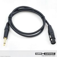 Câble 6.3mm mono Jack vers XLR, 3m, m/f