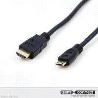 Câble Mini HDMI vers HDMI, 3m, m/m
