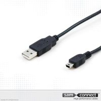 Câble USB A vers Mini USB 2.0, 1.8 m, m/m